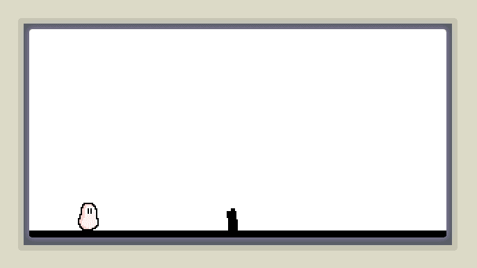The game with an obstacle added